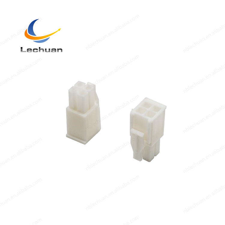 LECHUAN Free Hanging 4P 172167-1 ATE-N-LOK Connector 4 Position 2 Row Socket Female AMP Plug Housings for Power Applications