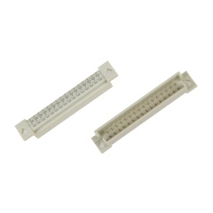 LECHUAN 32-Pin Eurocard Connector 2.54mm Pitch Male Plug Straight PCB Socket 9001-4332 1C00A Board for Power Applications 2 Rows