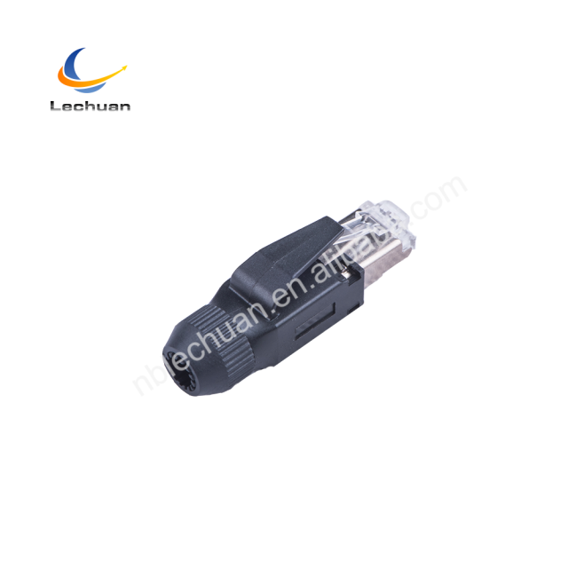 LECHUAN Industrial 8P8C RJ45 Shielded Modular Connector 3M 3R108-0000-000CE 1419001 Crystal Head Ethernet Power Ethernet
