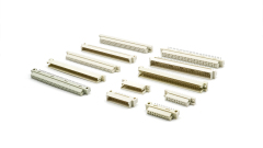 LECHUAN 64-Pin DIN41612 Eurocard Female Receptacle 2.54mm Pitch High Current Right Angle 9001-3464 PCB Socket Connectors