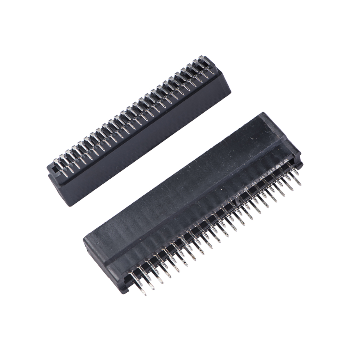 2.54mm Pitch Edge Connector Slot for 24Pin/44Pin/56Pin/60Pin/72Pin/86Pin/100Pin Cards Straight Mounting Ear for Power PCB