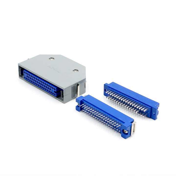 LECHUAN MR Series 50-Pin Male Female Solder Connector Copper 2.6mm Pitch Straight Panel Model MR-50F MR-50M A02B-0029-K893