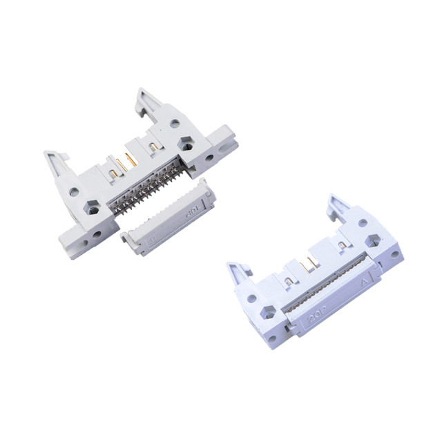 LECHUAN SMT Shrouded IDC Male Ejector Header Connector 10/14/16/20/26/30/34/40/50/60/64P 2.54mm Pitch Straight Right Angle PCB