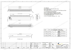 LECHUAN 32-Pin Eurocard Connector 2.54mm Pitch Male Plug Straight PCB Socket 9001-4332 1C00A Board for Power Applications 2 Rows