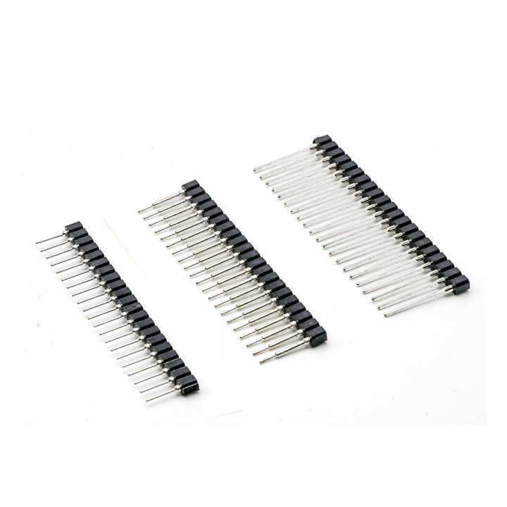 LECHUAN Machined Female Header Pin Single Dual Row 2.54/1.27/2.0mm Pitch Straight Right Angle SMT 9.2mm Pin Length for PCB