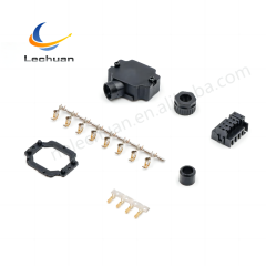 LECHUAN S6-L-M107-3.0 630 Series Power Connector 6P Black PA66 Housing Inovance Servo Motor Connector SDC-06T Brass Contact