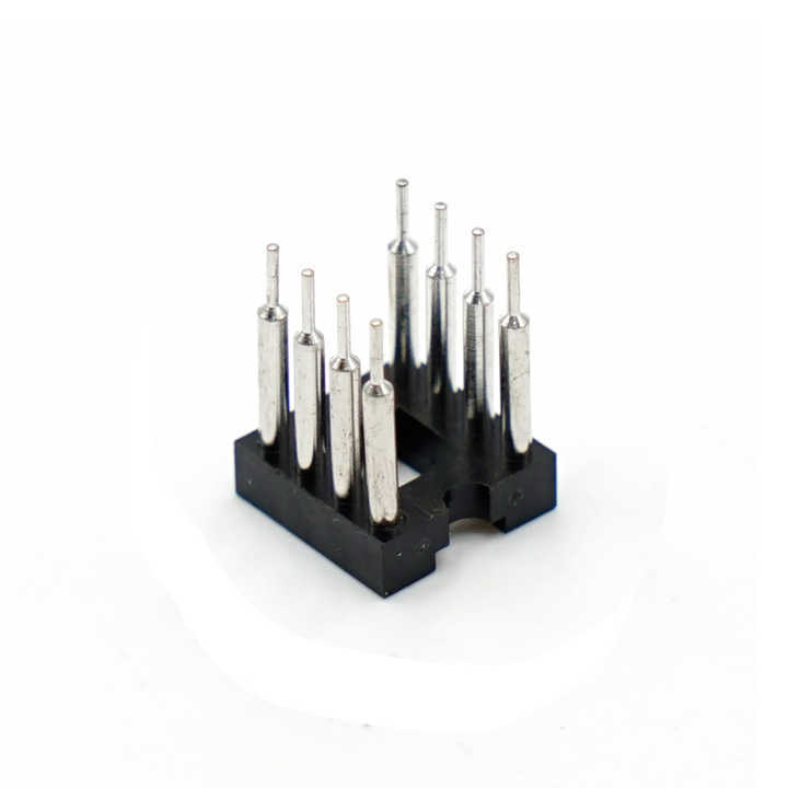 LECHUAN 40-Pin IC Socket DIP Pin Dual Row 1.27/2.54/7.62/10.16/15.24MM Pitch Straight & Right Angle SMT Machined Socket