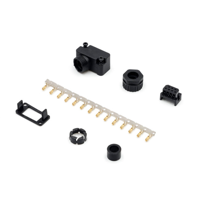 LECHUAN S6-L-M107-3.0 630 Series Power Connector 7P Black Waterproof IP67 Servo Motor Inovance Series Inovance Connector SDC-07T
