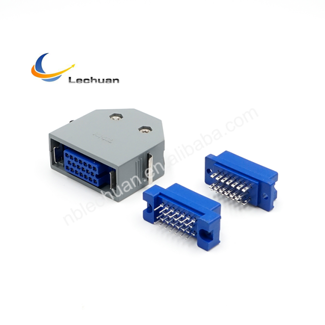 LECHUAN MR Series 50-Pin Male Female Solder Connector Copper 2.6mm Pitch Straight Panel Model MR-50F MR-50M A02B-0029-K893