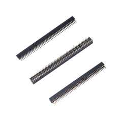 LECHUAN 1.27mm Pitch 3.5/4.3mm Optional Single Row/Dual Row THT Straight SMT RA Female Header 40Pin 50Pin for PCB Applications