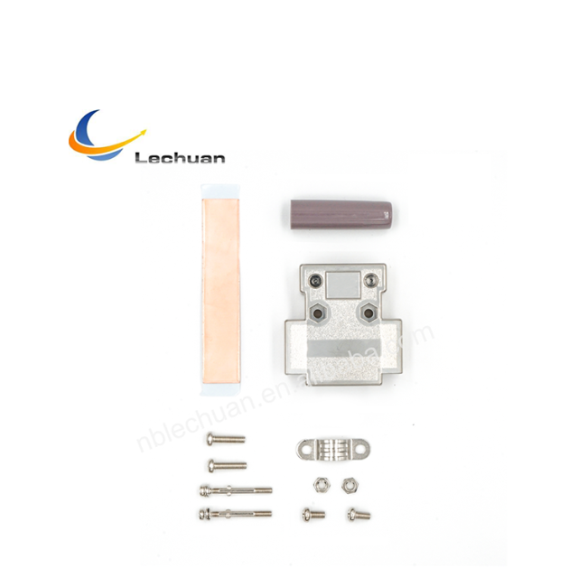 LECHUAN D-SUB 15Pin DDK I7JE Series 17JE-15H-1A-CF Plastic Connector Backshell Kit Accessories