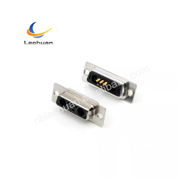 LECHUAN High Current Combo Female and Male D-Sub Connectors Factory Wholesale Mixed Contact 7W2 D-Sub Connectors