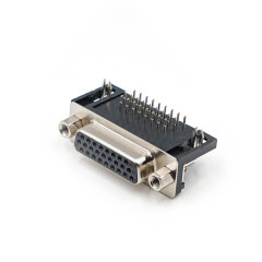 LECHUAN Premium Quality D-SUB Connector 26Pin High Density Right Angle Type Male to Female Optional PCB Mounting