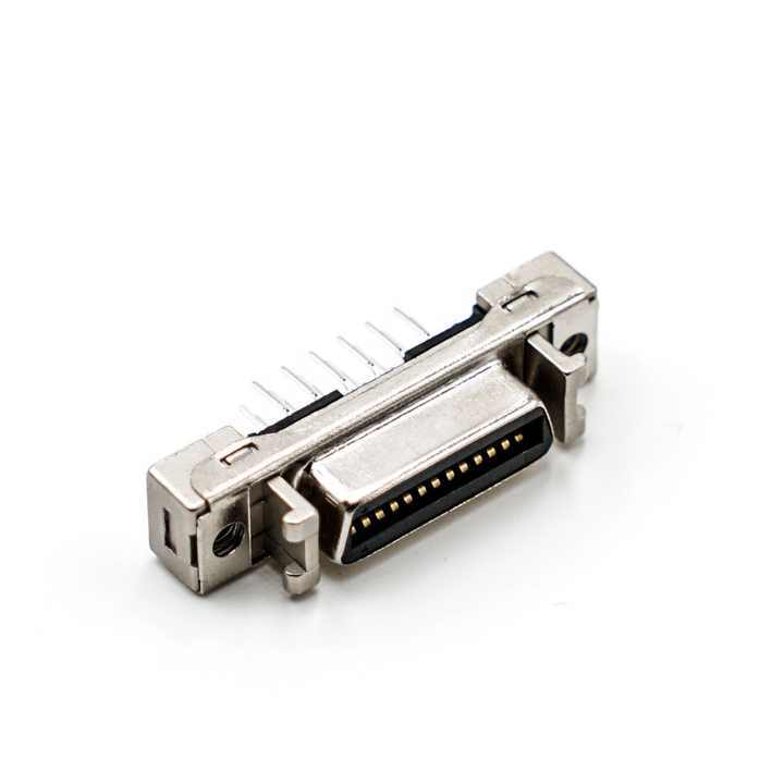 LECHUAN Factory Supply 26Pin Female Straight Right Angle MDR Connector 10226-6212PC SCSI Mini D Ribbon I/O 1.27mm Pitch PCB