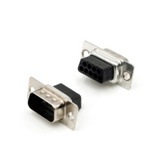 LECHUAN Factory Supply D-SUB Connector 9-37P Waterproof Male Female Receptacle Cable to Cable Straight Crimp Type Terminals