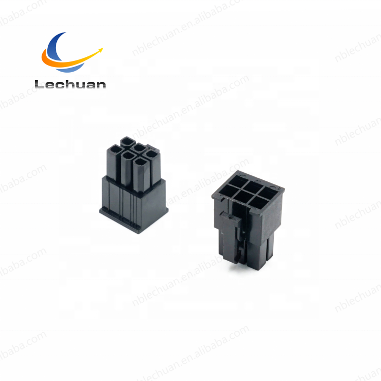 LECHUAN Power 172159-1H Mini Universal Mate-N-Lok Connectors Wire-to-Wire  Centerline Housing Receptacle
