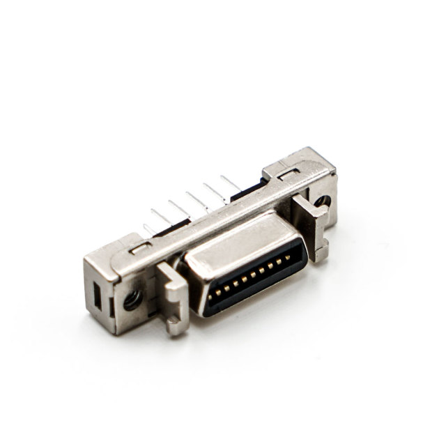 LECHUAN D-Sub Micro-D Connectors 20Pin SCSI Female MDR Vertical Receptacle PCB Board Mounting M2.5 Thread 10220-6212PC Terminal