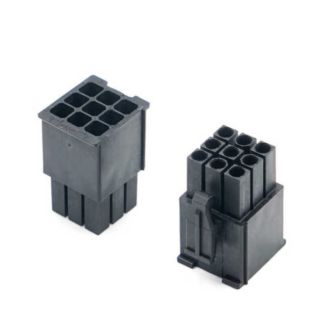 LECHUAN 9 Position 2 Row Socket Female TE AMP Plug Housings 9P 172169-1 Free Hanging MATE-N-LOK Connector for Power Applications