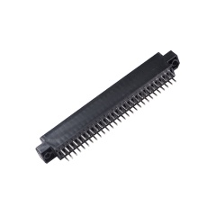 LECHUAN 56-Position Gold Finger Board Socket Dual Row Slot Straight Card Edge 3.175 mm Pitch Copper Nylon PCB Connector