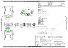 LECHUAN 10P Shielded Compact Ribbon SCR 1394 Mitsubishi Yaskawa Sanmotion Drive Encoder Plug Replaced 36310 Copper Nylon