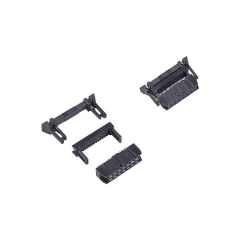 LECHUAN Factory Wholesale IDC Female Header Socket 2.54mm*1.27mm Pitch Copper Contact Nylon PCB Connector Flat Ribbon Cable