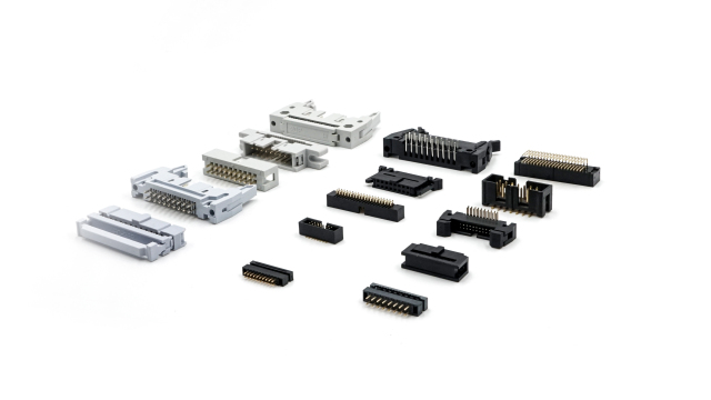 LECHUAN 2.54mm (0.100") Pitch Straight Right Angle IDC Box Header with Mounting Ear 10/14/16/20/26/30/34/40/50P Connectors