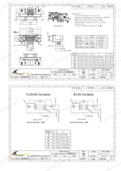 LECHUAN 3M MDR 102 36 Pin Connector 1.27mm Pitch 0236-52A2PL 36Pin PCB Mount SCSI Female MDR Connector 36 Way Hole D-Sub Socket