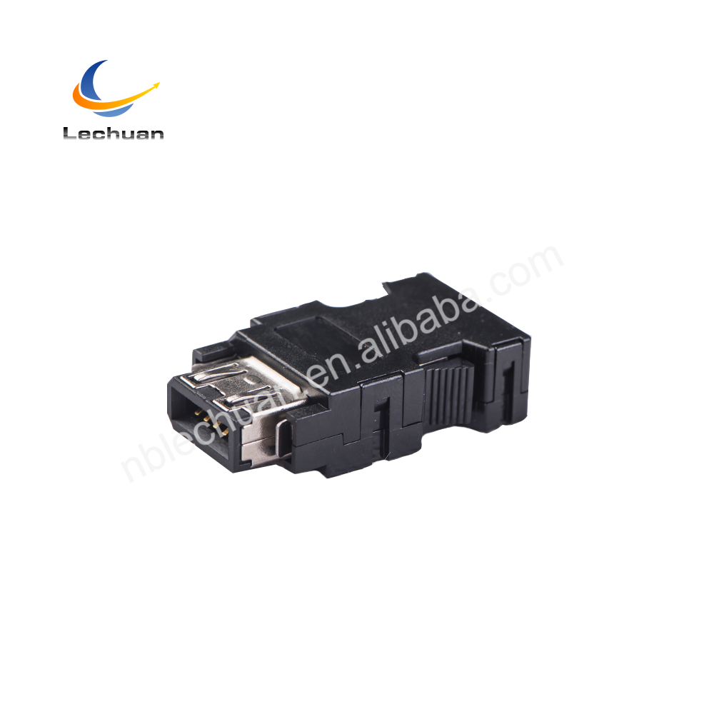 LECHUAN 10P Shielded Compact Ribbon SCR 1394 Mitsubishi Yaskawa Sanmotion Drive Encoder Plug Replaced 36310 Copper Nylon