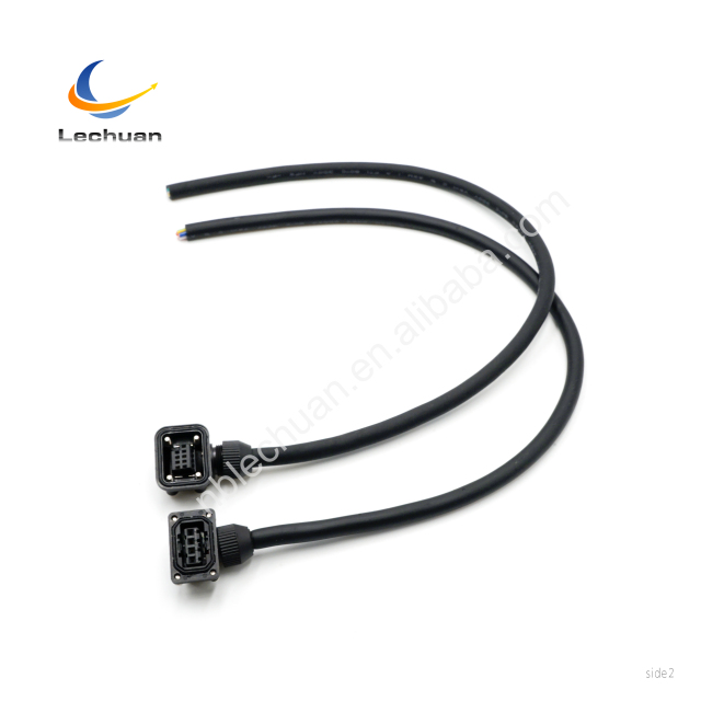 LECHUAN 2P I/O KIT Rectangular Brake Plug  Angle Plug Cable Mt Crimp Socket JN4FT02SJ2-R Mitsubishi Servo Motor Connector