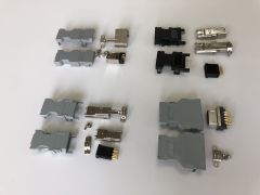 LECHUAN 36310 Compact Ribbon (SCR) I/O IEEE 1394 USB SM-10P 10P Shielded with Copper Contacts Nylon Housing Replaces SM-10P