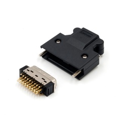 LECHUAN MDR 36Pin Gold SCSI Servo Motor Connector Bolt Type 10336-52A0-008 10136-3000PE 10136-3000PC Male Plug Copper Power