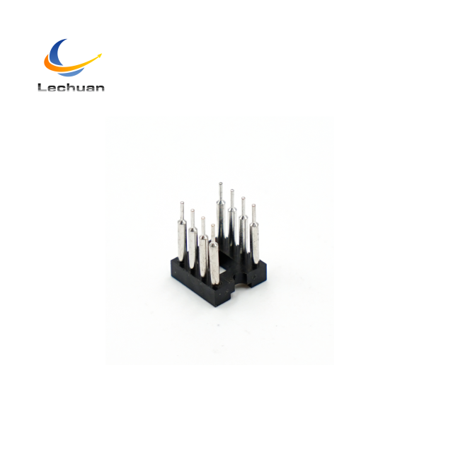 LECHUAN 40Pin IC Socket DIP Pin Dual Row Machined 1.27/2.54/7.62/10.16/15.24MM Pitch Straight Right Angle SMT for ICs