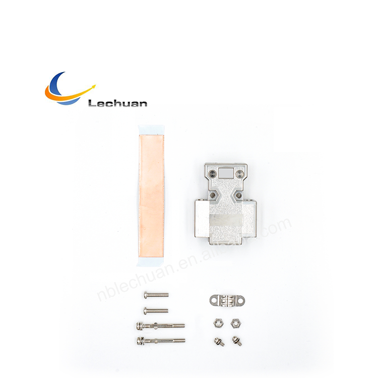 LECHUAN Factory Supply ABS Resin Ni-Plating Backshell 9Pin DDK I7JE Series 17JE-9H-1A-CF Plastic Connector Connector Accessories
