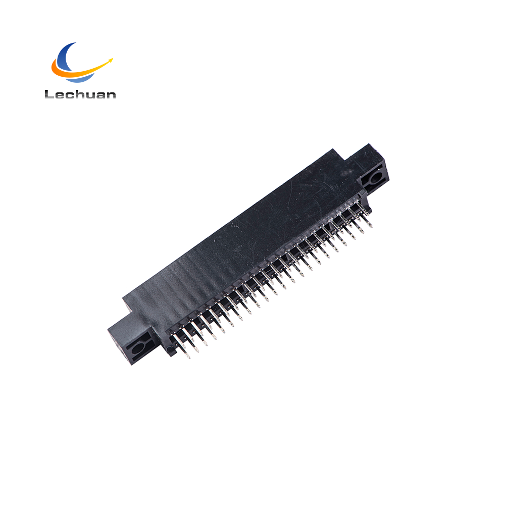 2.54mm Pitch Edge Connector Slot for 24Pin/44Pin/56Pin/60Pin/72Pin/86Pin/100Pin Cards Straight Mounting Ear for Power PCB