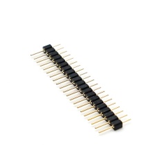 LECHUAN Single Row 2.54 1.27 2.0 2.54mm Pitch Straight Right Angle SMT Pin Header 12.76mm Pin Length Machined for PCB