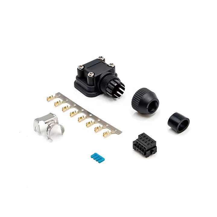 LECHUAN 9P Small Waterproof  I/O KIT Rectangular Encoder Plug Amp Tyco 1674320-1 9 Pin Mitsubishi Circular Servo Motor Connector(replacement)