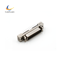 LECHUAN 68-Pin 1.27mm Plastic Mini D Ribbon MDR Plug Straight Male Female SCSI Board Board Connector for PCB 5175473-8 15922068