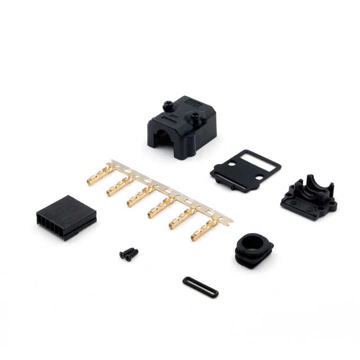 LECHUAN JFA J-1700 Servo Motor Connector 6P Power SGM7P-01100W Male/Female Terminals with Copper Contacts and Nylon Housing