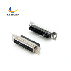 LECHUAN Factory Supply D-SUB Connector 9-37P Waterproof Male Female Receptacle Cable to Cable Straight Crimp Type Terminals
