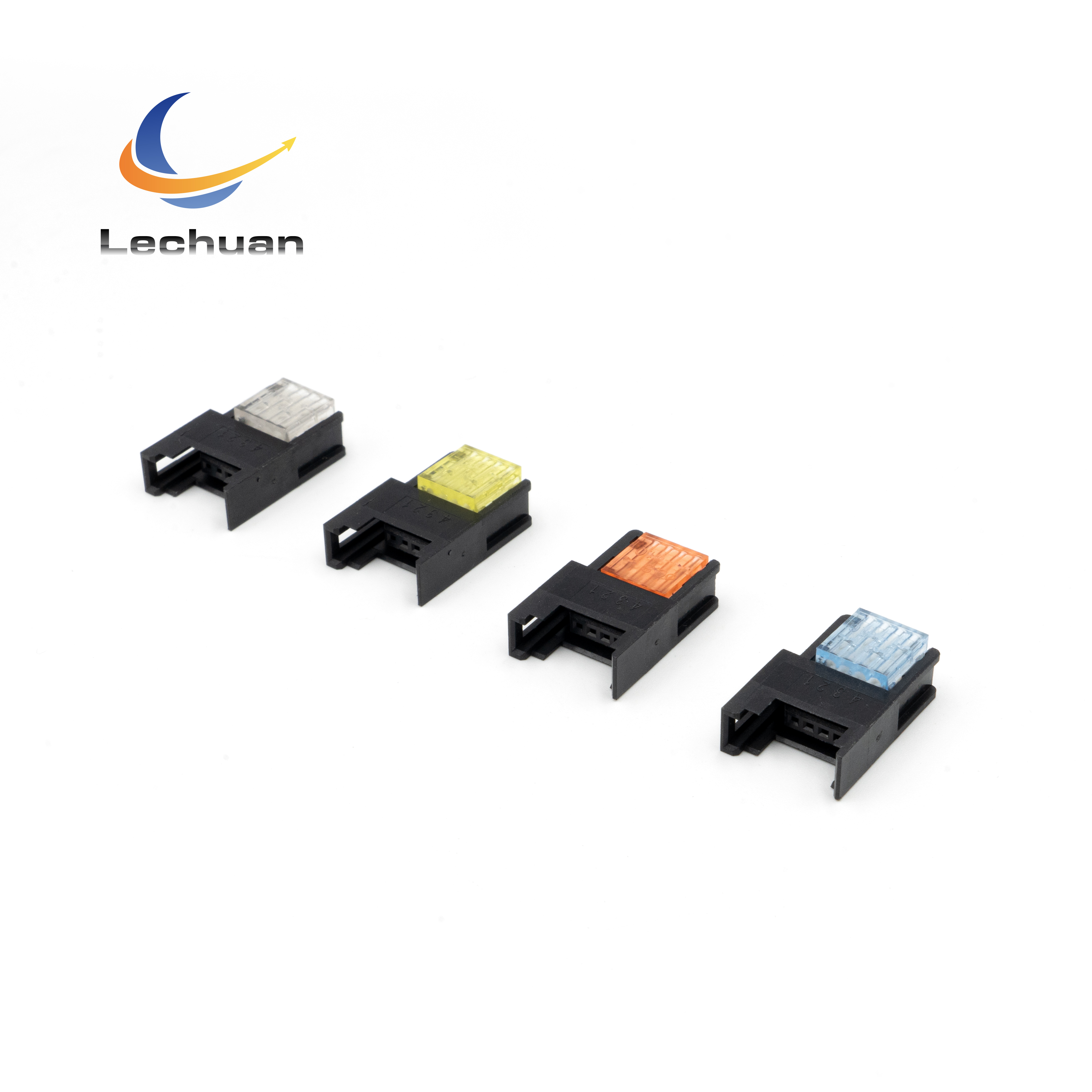LECHUAN 3M IDC Connector Mini-Clamp Connector E-CON Plug Socket Copper Contact Nylon Cable Mount 37103 37104 EK-03P EK-04P