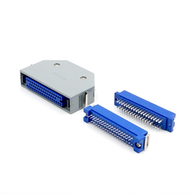 LECHUAN MR Series 50-Pin Male Female Solder Connector Copper 2.6mm Pitch Straight Panel Model MR-50F MR-50M A02B-0029-K893
