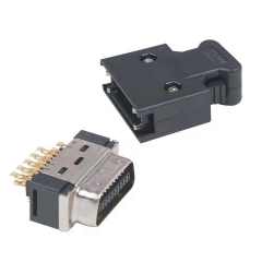 LECHUAN Factory Wholesale Mini 10120-3000PE Straight Male D Ribbon I/O Connector 3M 20-Pin Buckle Latch Type 14P 36P 50P 10P