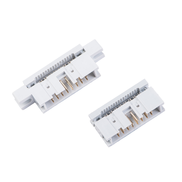 LECHUAN 180 Degrees Straight Right Angle SMT DIP Brass Gold Plated Male Box R PCB Header Connector 2.0mm Pitch Copper Nylon