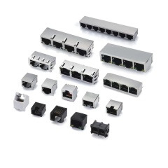 LECHUAN 1XN Single Layer Empty Bag IP65/IP66 Solder/PCB/Wire Adapter Custom Ethernet RJ45 Connectors Audio Video Quickly Lock