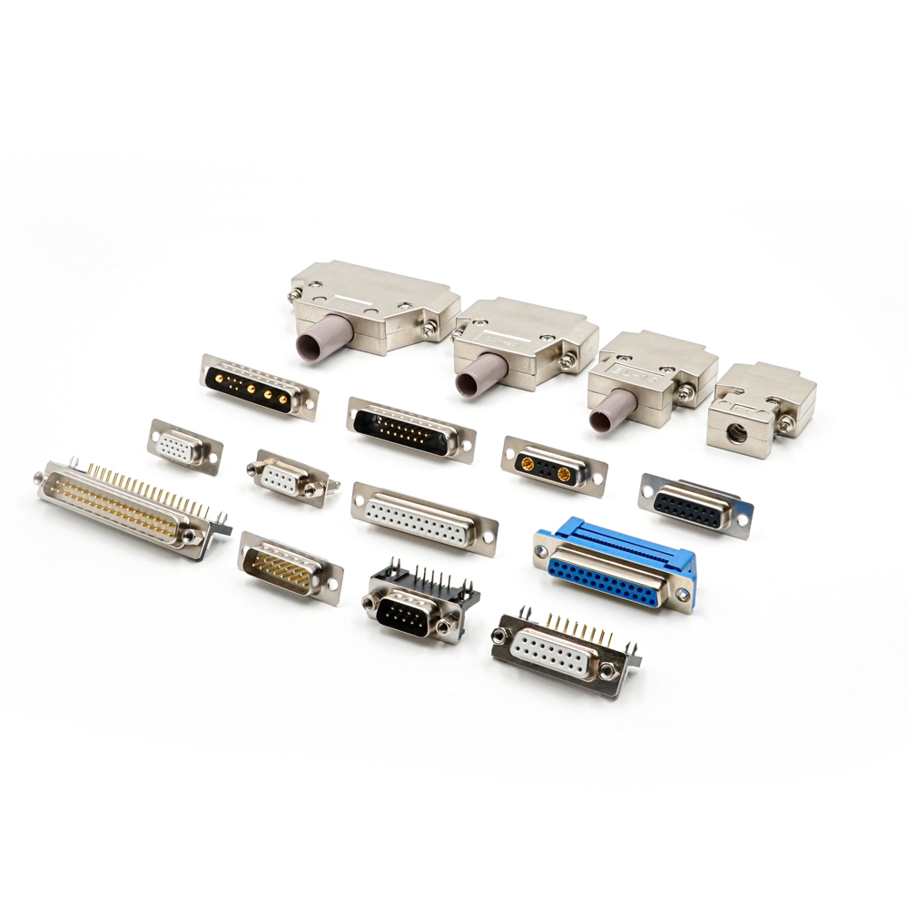 LECHUAN High Quality D-SUB Connector 9-37Pin Male Female Optional PCB Mounting DIP Straight Right Angle Type D-Sub Connectors