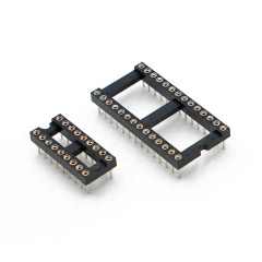 LECHUAN 40-Pin DIP Header Straight Right Angle SMT Pin Length 1.27/2.54/7.62/10.16/15.24MM Pitch IC Socket Machined Pin for PCB