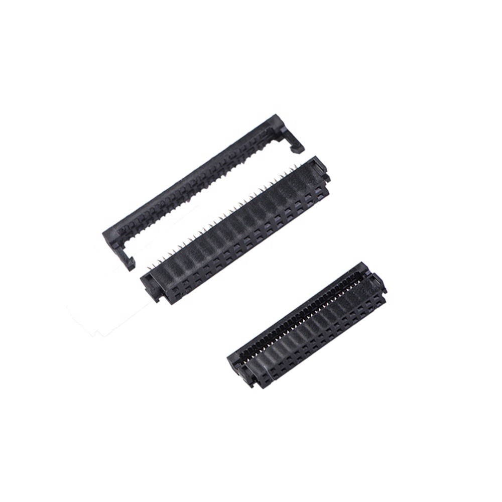 LECHUAN High Quality 2.00mm Pitch IDC Female Header Socket 10pin 6-60 Position Wire to Board Ribbon Cable Connector