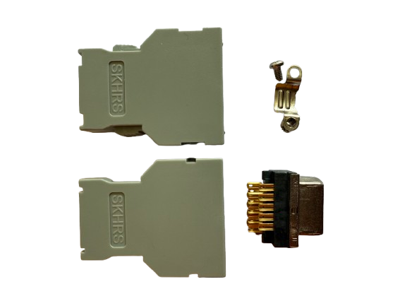 LECHUAN A02B-0120-K301 PCR-20F Servo Motor Encoder Plug 20-Pin Connector with Copper Contacts Nylon Housing Easy Installation