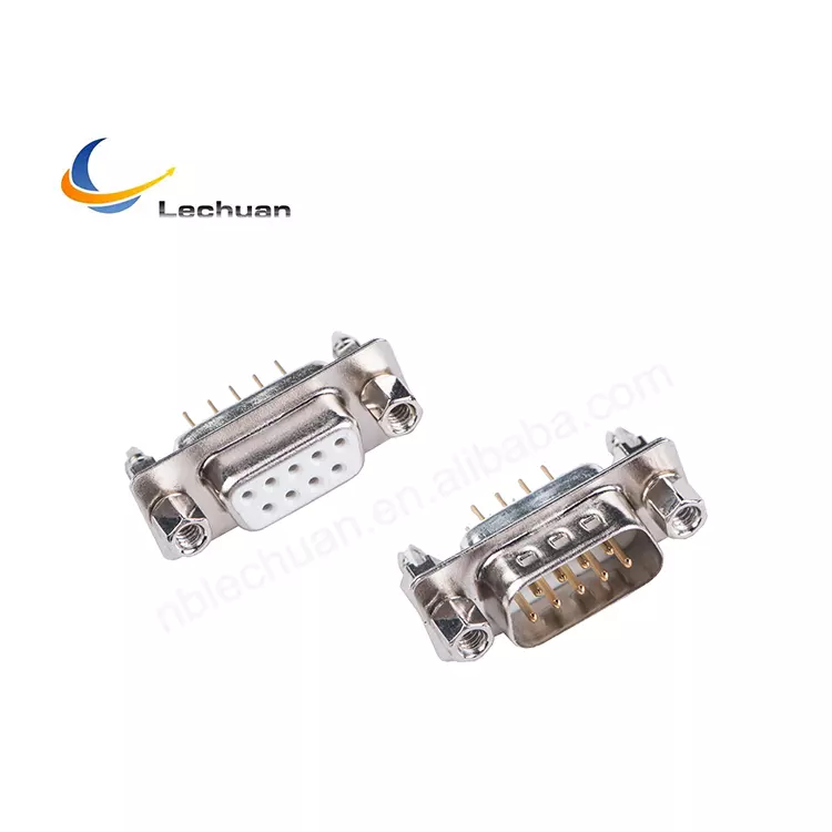 LECHUAN High Quality D-SUB Connector 9-37Pin Male Female Optional PCB Mounting DIP Straight Right Angle Type D-Sub Connectors