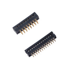 LECHUAN Black DIP Plug IDC Connector Flat Cable 6/8/10/14/16/20/24/26/30/34/40/50Pin Pitch 2.0mm(1") for PCB Applications